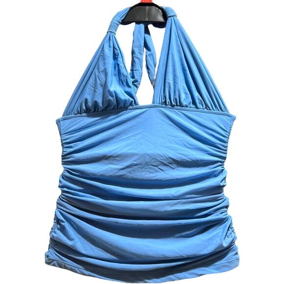Lenny Niemeyer Halter Ruched Swim Top tankini Front NWT S - Picture 1 of 3